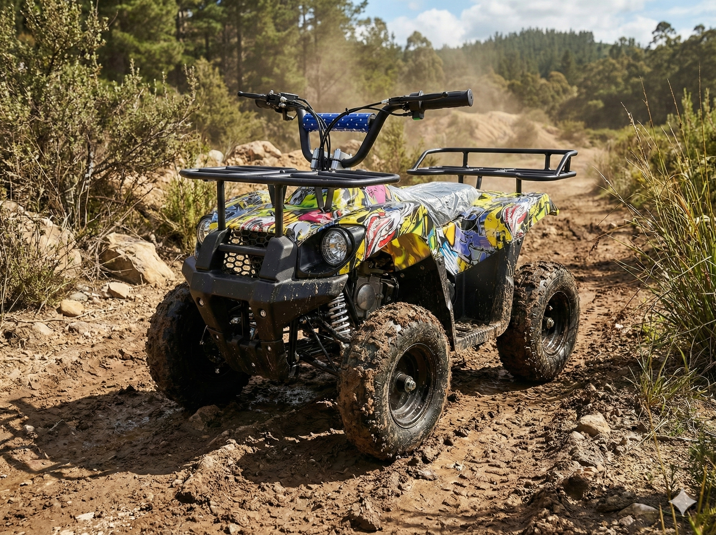 G-Mini 49 Youth ATV | 49cc 2-Stroke Gas Quad | 6-Inch Wheels & Disc Brakes