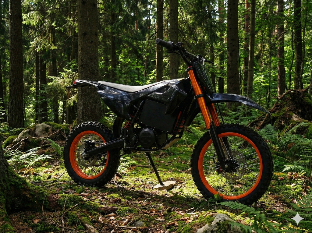 Warlord 60V Electric Dirt Bike | 14/12" Wheels | High-Torque Off-Road Moto