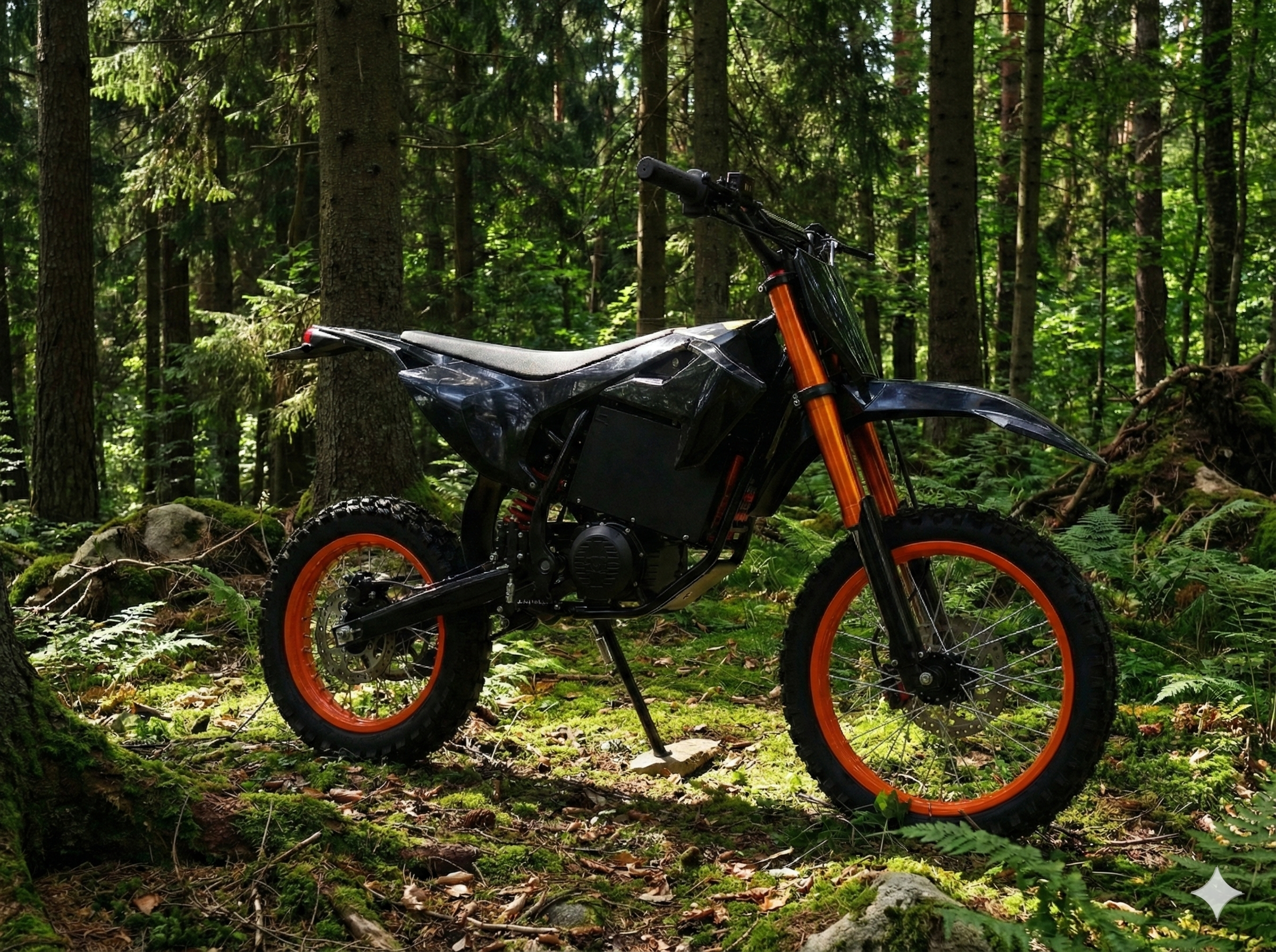 Warlord 60V Electric Dirt Bike | 14/12" Wheels | High-Torque Off-Road Moto