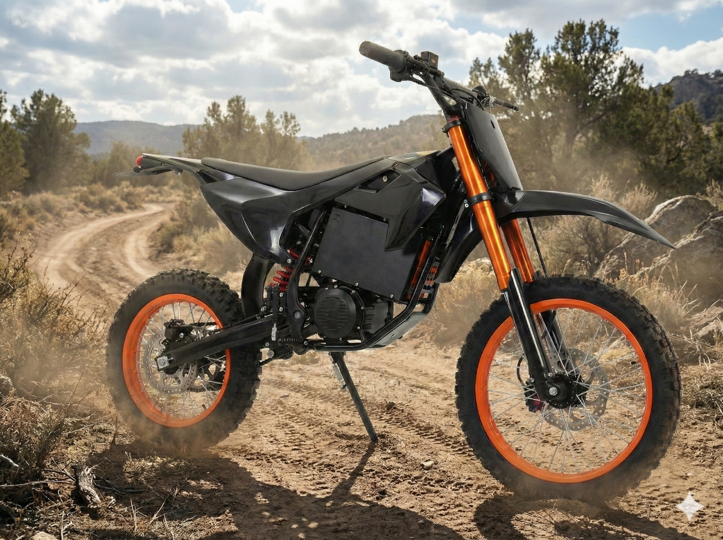Warlord 60V Electric Dirt Bike | 14/12" Wheels | High-Torque Off-Road Moto