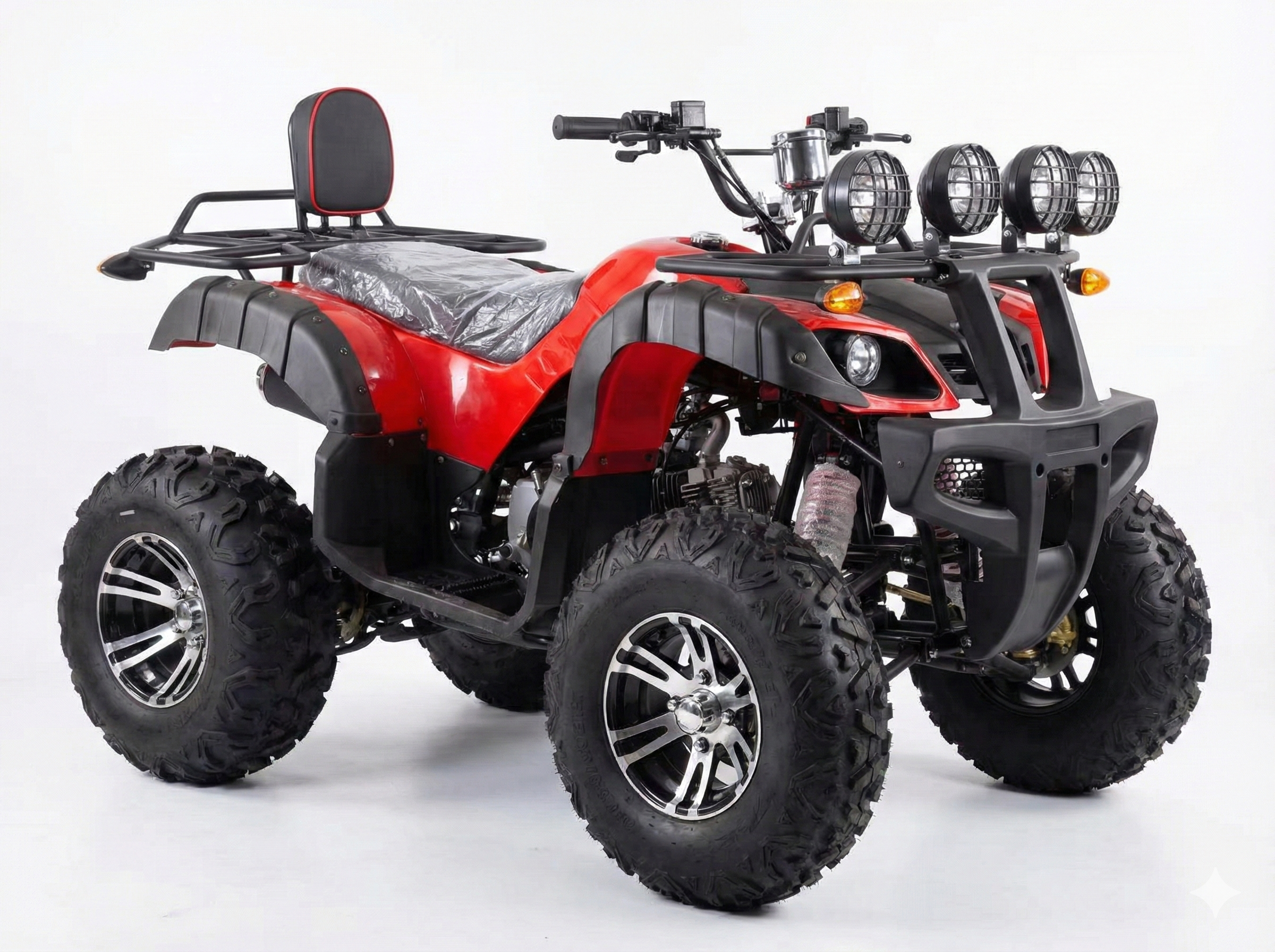 Warlord 200 Utility ATV | 200cc Balance Shaft Engine | 10" Alloy Wheels & Quad-Light System