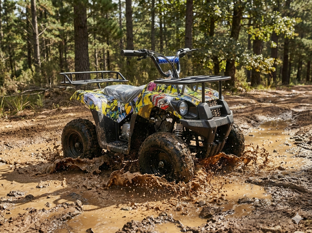 E-Mini 500 Electric Youth ATV | 36V 500W Motor | 6-Inch Tires & Disc Brakes