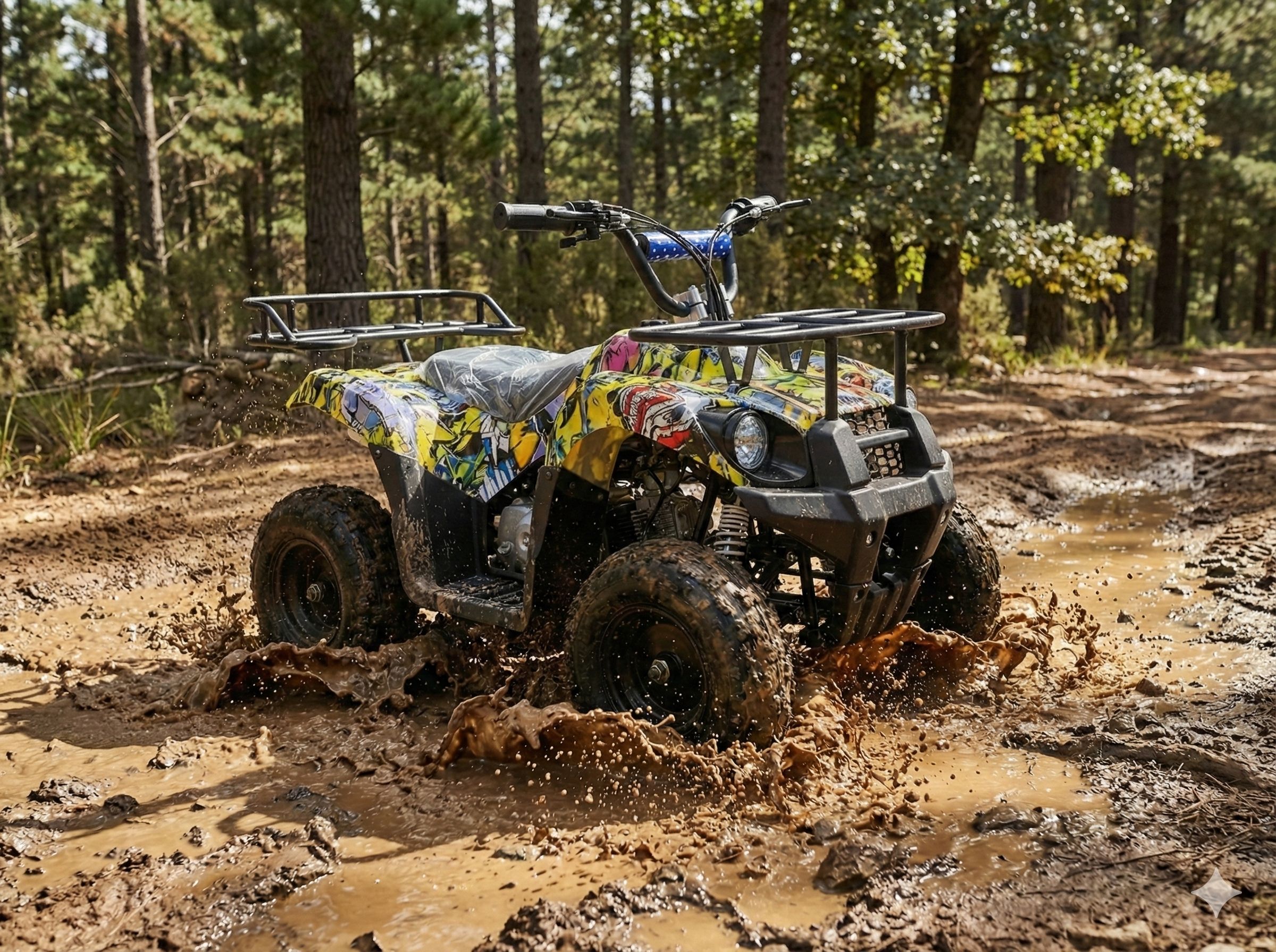 G-Mini 49 Youth ATV | 49cc 2-Stroke Gas Quad | 6-Inch Wheels & Disc Brakes