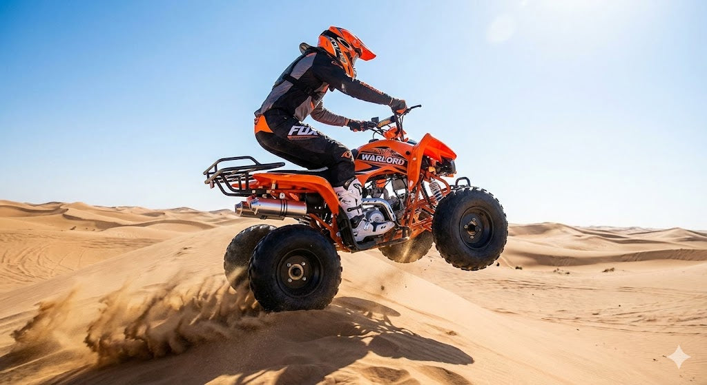 Warlord 125cc Utility ATV | Gas-Powered | 8" Off-Road Wheels & Dual Exhaust | "The Titan"